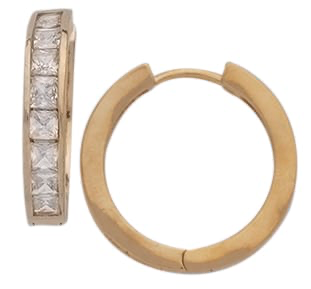 Hoop style earrings