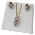 Set 18 – CZ Amethyst Cluster Set