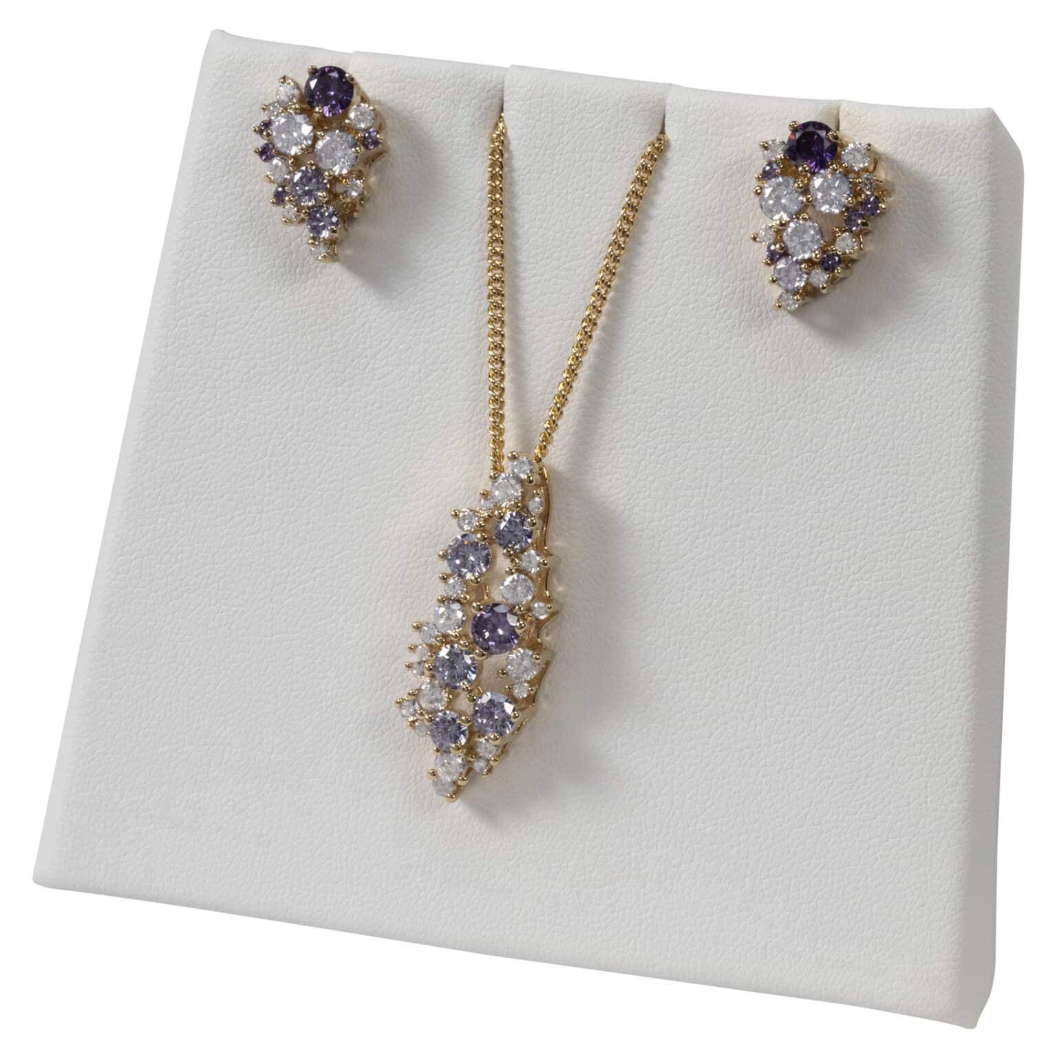Set 18 – CZ Amethyst Cluster Set