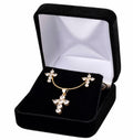 Set 34 – CZ Six Stone Cross Set