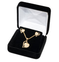 Set 47 – CZ Reflection Hearts Set