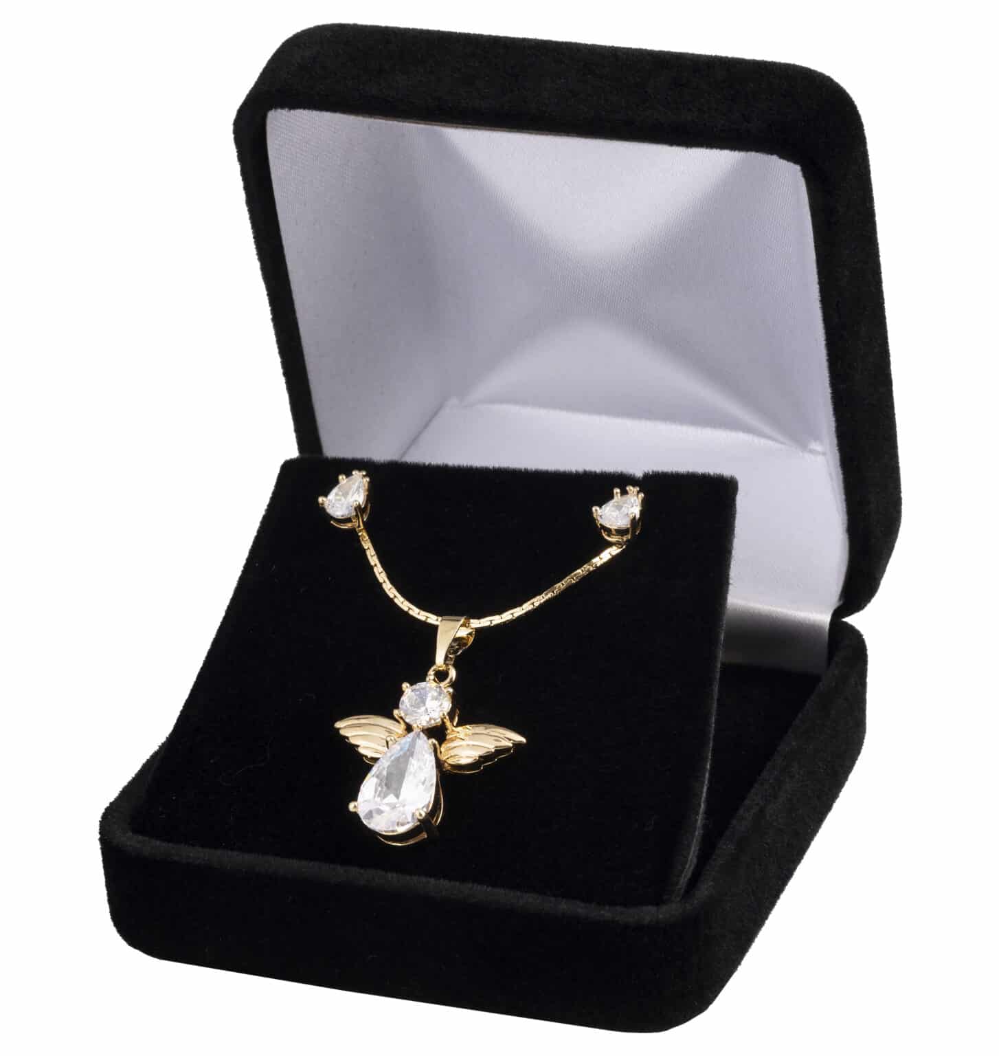 Set 36 – CZ Teardrop Angel Set