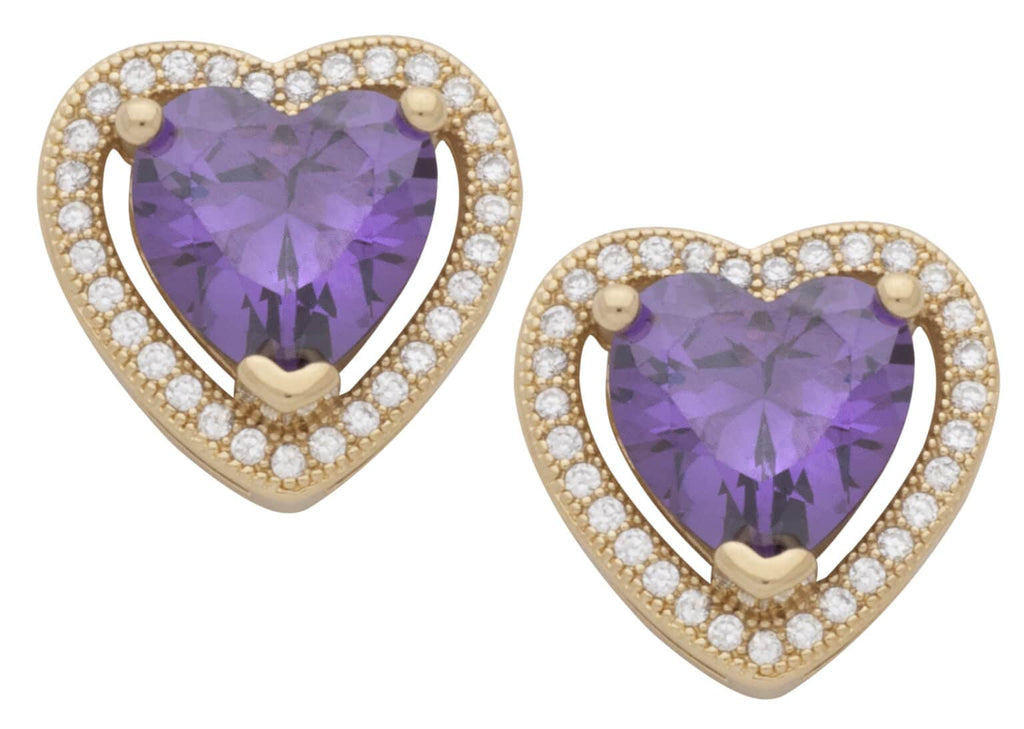 BLCZE-199Z Ladies Heart Earrings