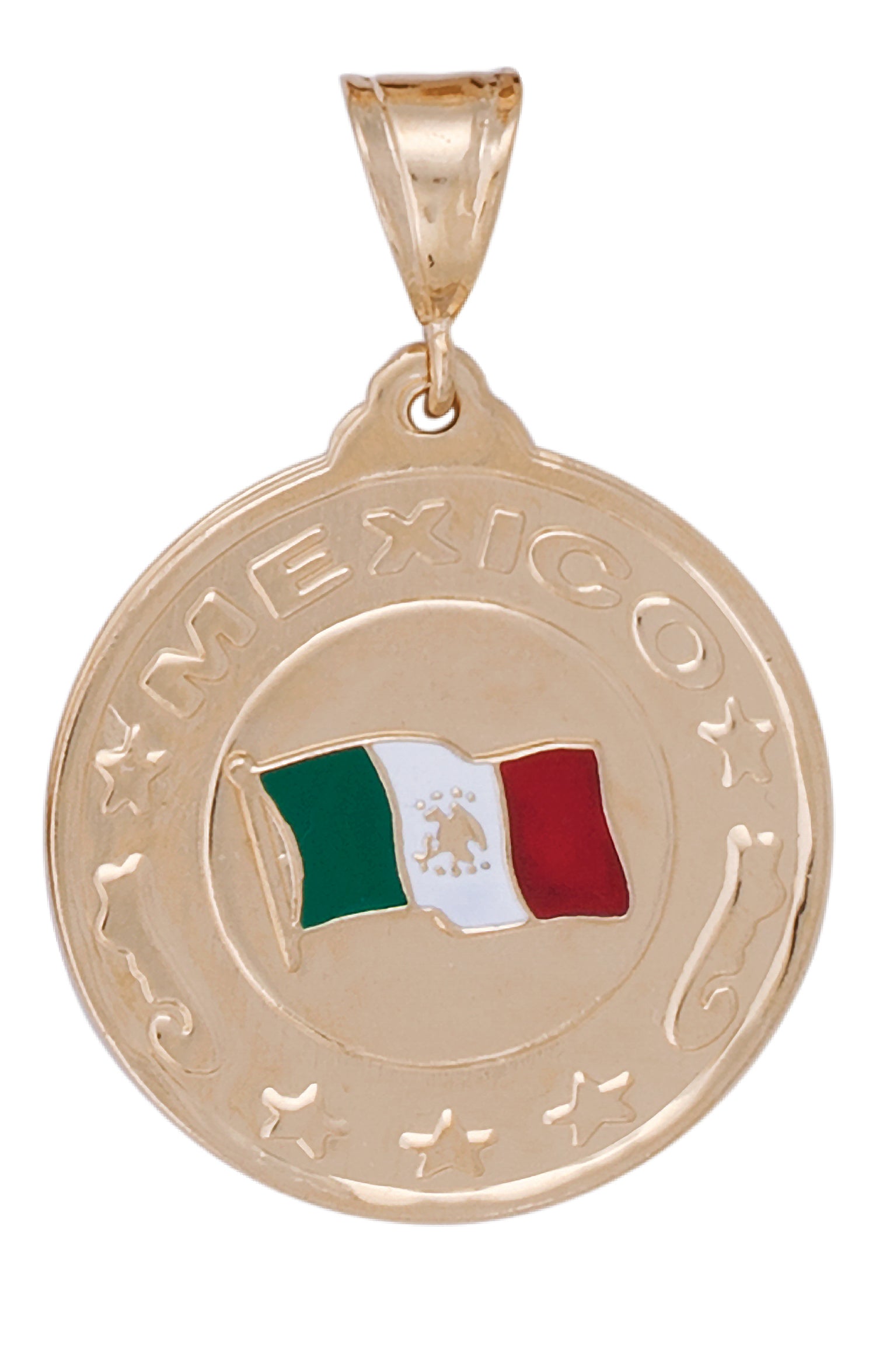 CLR-005 | Mexican Flag Pendant