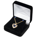 Set 48 – CZ Sapphire Hearts Set
