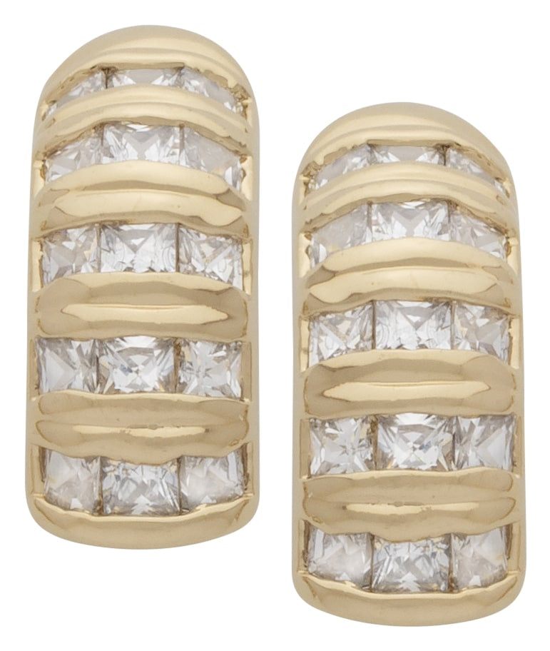 CZE-058 | CZ Row Earrings