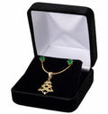Set 33 – CZ Emerald Christmas Tree Set