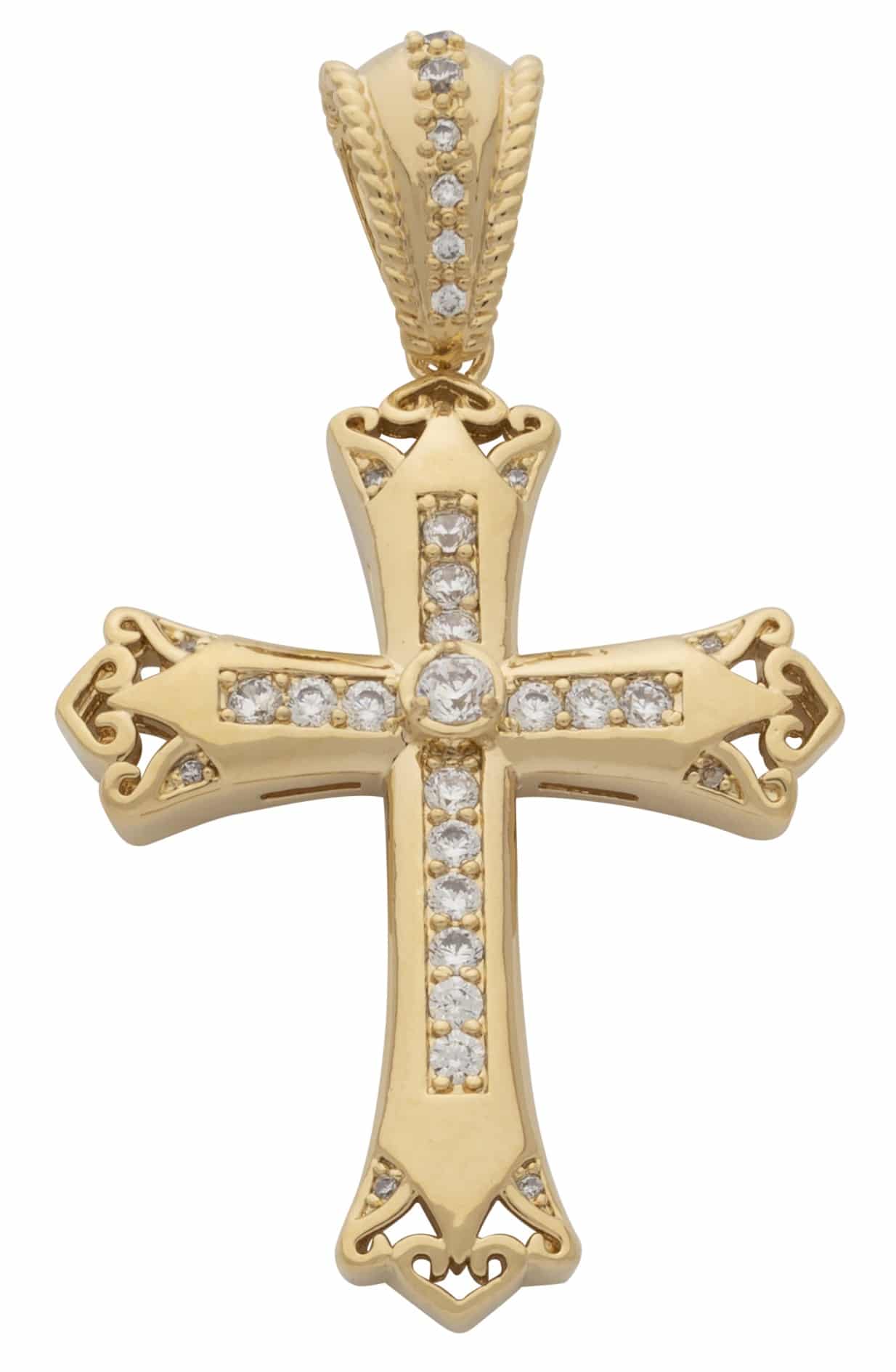 BLCZP-087Z  CZ Cross Pendant