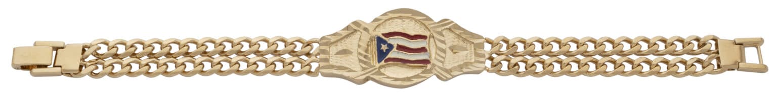BLMNB-26Z Men’s Bracelet “Puerto Rico”