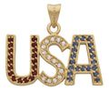 BLCZP-645Z USA Pendant “red, white and blue”