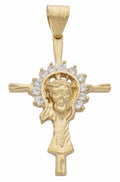 BLCZP-069Z Halo Jesus Head Pendant