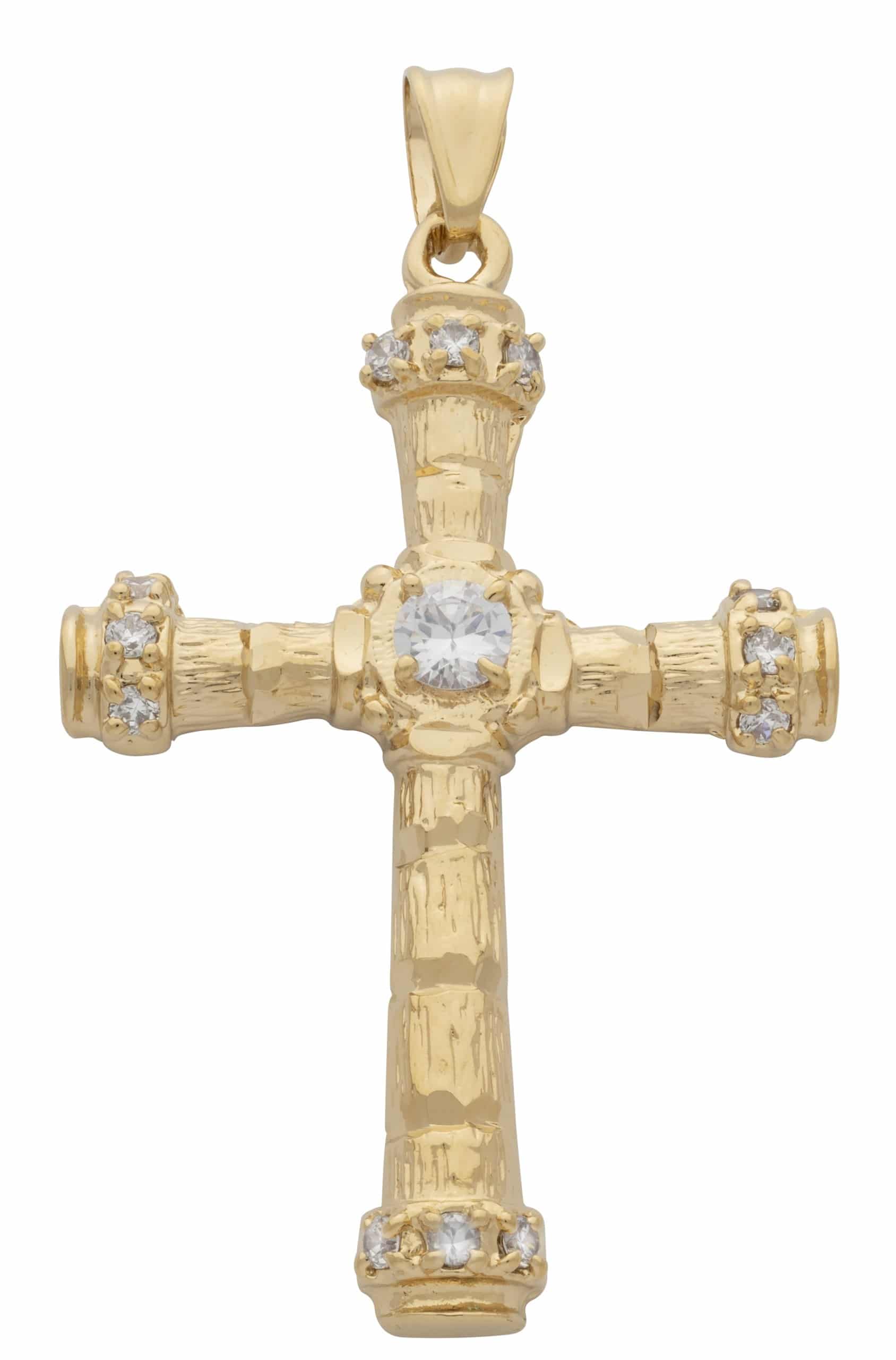 BLCZP-098Z Cross pendant with CZs