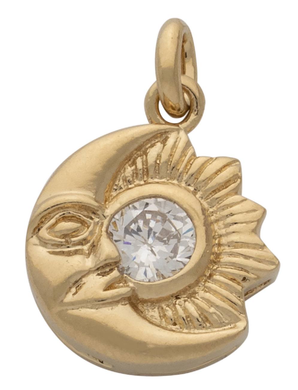 BLCZP-358Z | CZ Sun & Moon Pendant