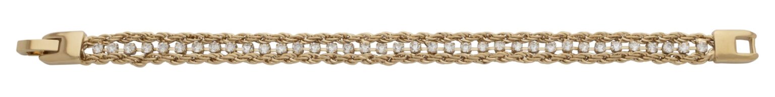 LB-098 | Rope Crystal Bracelet Clear