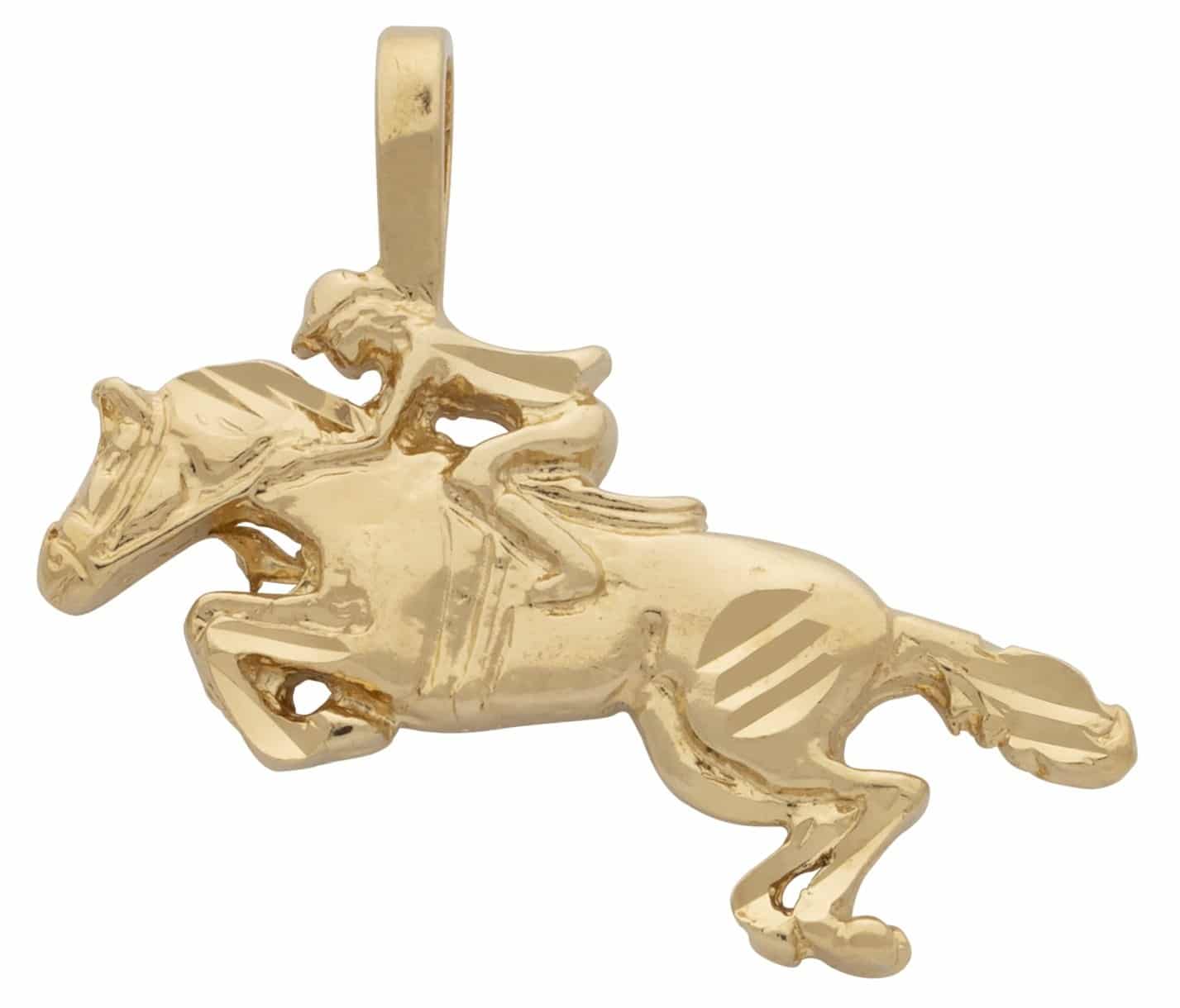 H-020 | Horse with Jockey Charm Racing