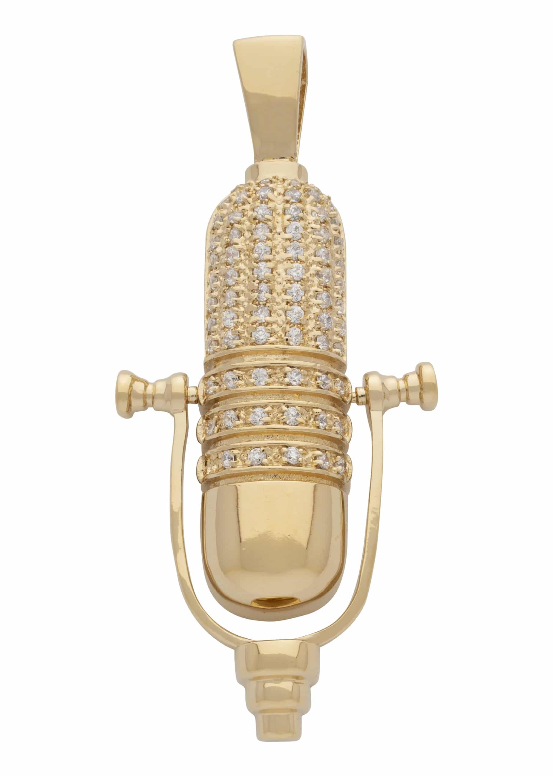 CZP-019 CZ Microphone Pendant