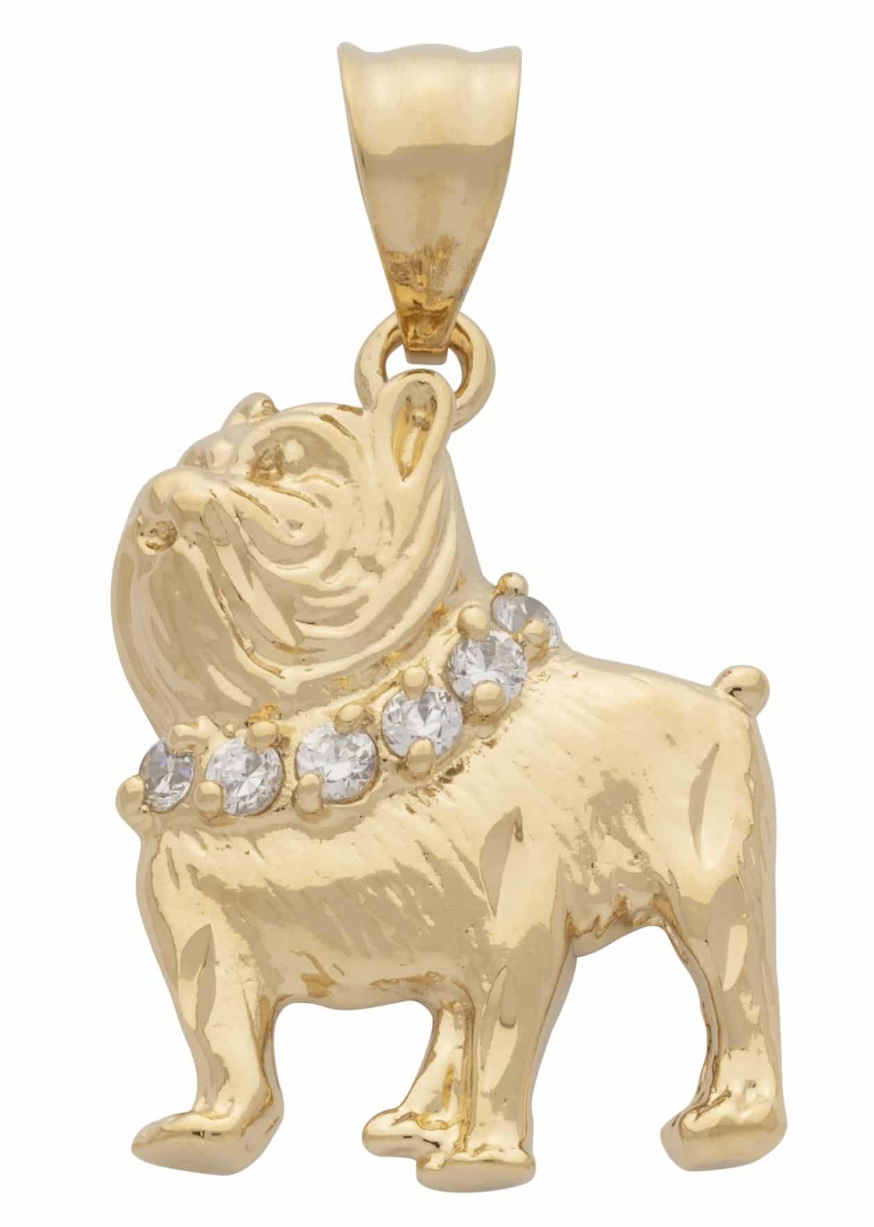 CZP-023 | CZ Bulldog Pendant