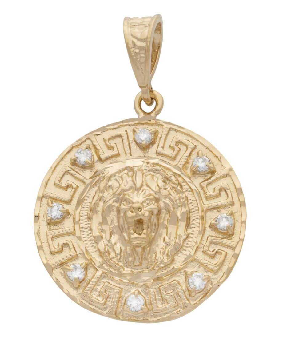 CZP-037 | CZ Lions Head Pendant