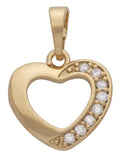 CZP-377 | CZ Inlay Heart
