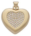 CZP-407 | CZ Heart Charm