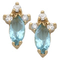 BSE-023 | Birthstone Earring-Mar/Aquamarine