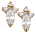 BSE-024 | Birthstone Earring-Apr/Diamond