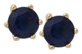 BSE-049 | Circle Birthstone Earring-Sept/Sapphire