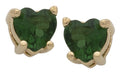 BSE-065 | Heart Birthstone Earring-May/Emerald