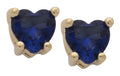 BSE-069 | Heart Birthstone Earring-Sept/Sapphire