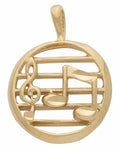M-007 | Square Treble Clef Charm