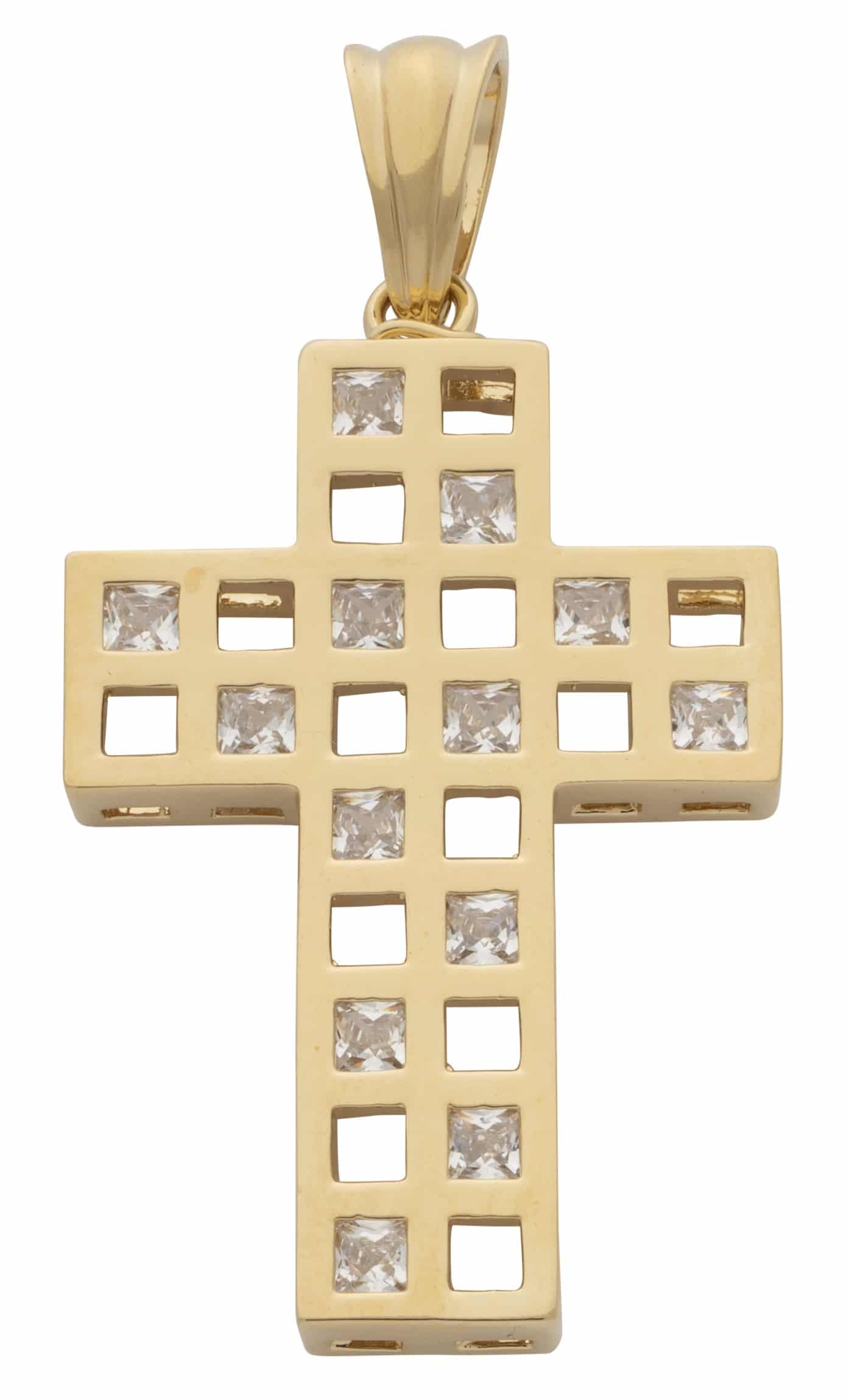 CZP-083 | CZ Cross Pendant