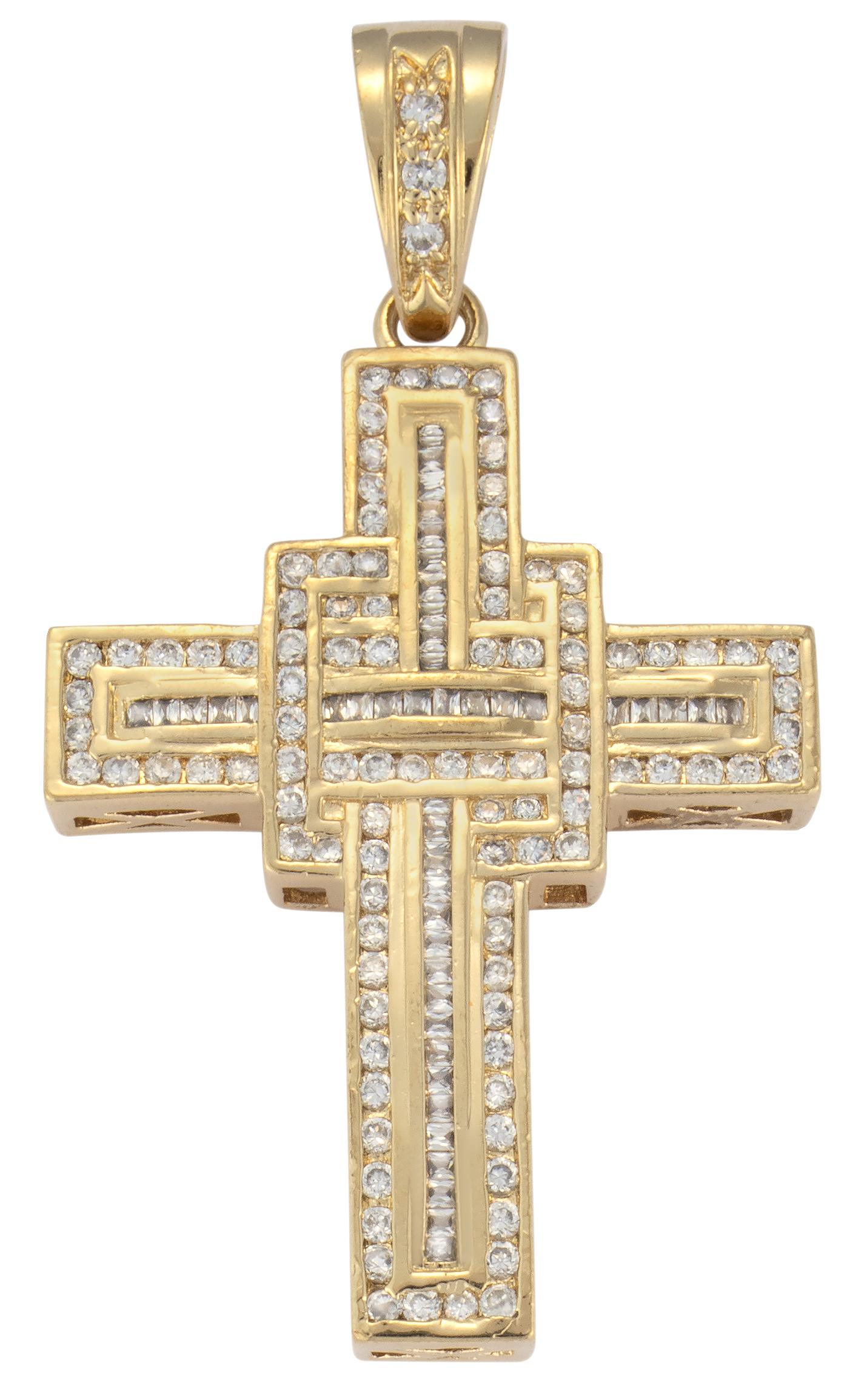 CZP-179 | CZ Cross Pendant