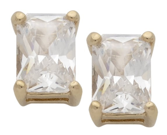 CZE-014 | CZ Rectangle Earrings