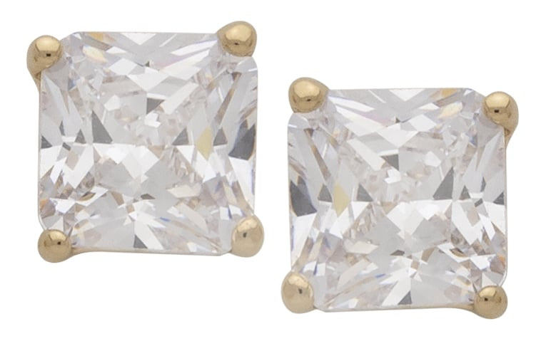 CZE-017 | CZ Square Earrings