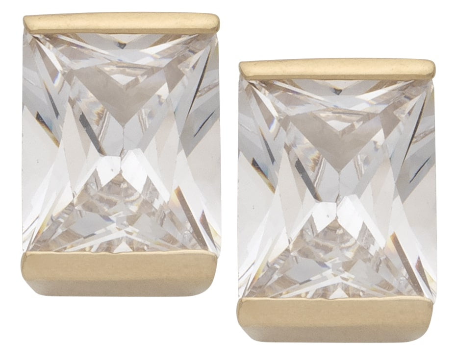CZE-020 | CZ Rectangular Earrings