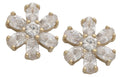 CZE-021 | CZ Clear Flower Earrings