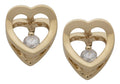 CZE-024 | CZ Single Stone Heart Earrings