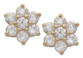CZE-025 | CZ Flower Earrings