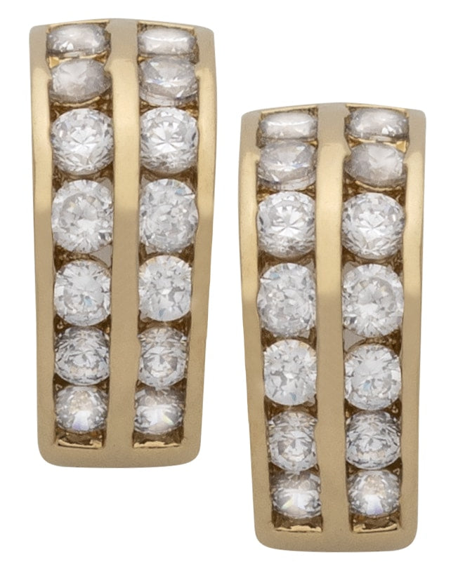 CZE-040 | CZ Column Earrings