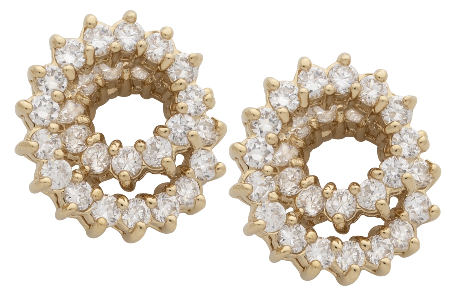 CZE-044 | CZ Swirl Earrings