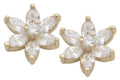 CZE-046 | CZ Flower Earrings