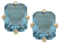 CZE-051 | CZ Aquamarine Earrings