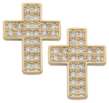 CZE-055 | CZ Cross Earrings
