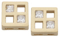 CZE-065 | CZ Open Square Earrings