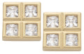 CZE-066 | 4 CZ Square Stud Earrings