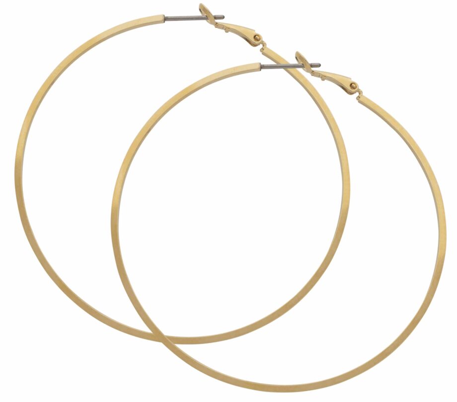 HE-003 | Hoop Earrings Extra Large Flat