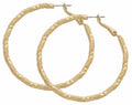 HE-013 | Hoop Earrings Large Textured