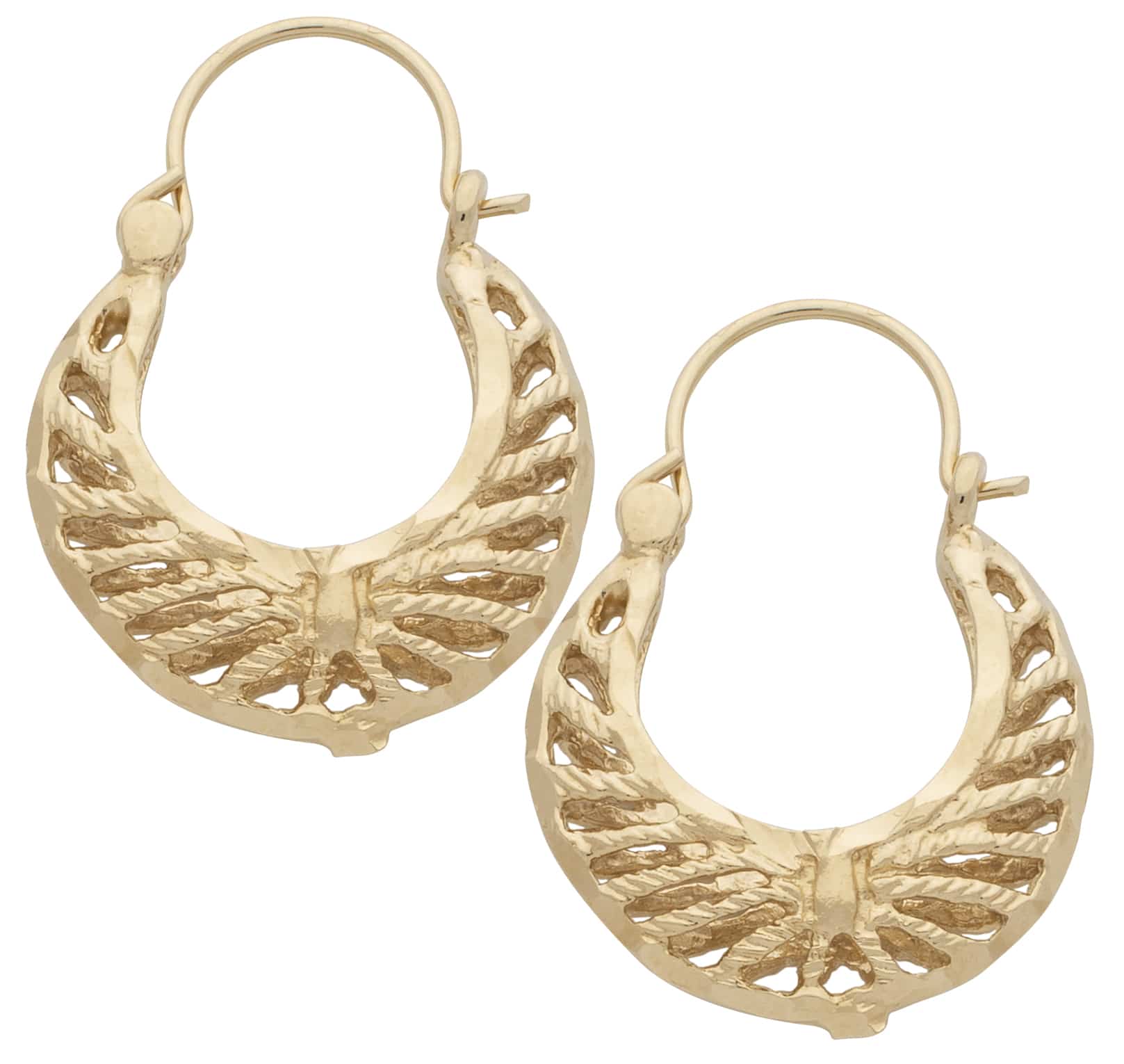 HE-037 | Hoop Earrings Filigree Medium