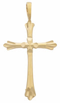 R-012 | Beveled Cross Charm