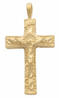 R-018 | Christ on Fancy Cross Charm